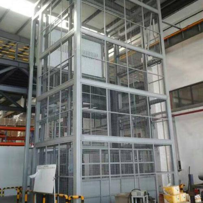 禹州导轨式升降平台货梯